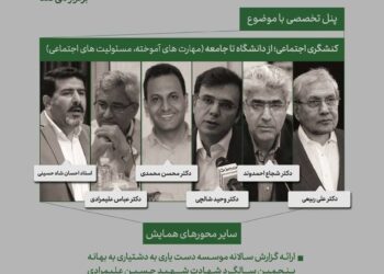 پنل تخصصی با موضوع‌ «کنشگری اجتماعی؛ از دانشگاه تا جامعه، مهارت‌های آموخته، مسئولیت‌های اجتماعی»